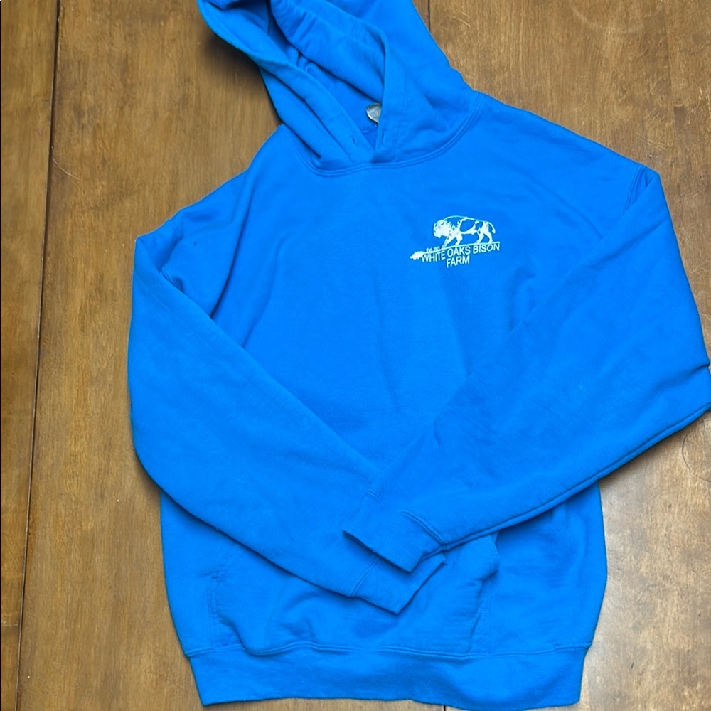 Blue Hoodie with Logo